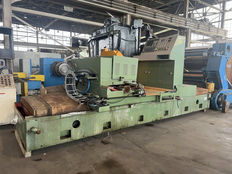 60&quot; x 120&quot; GIORIA MODEL R/150-3000 CNC CYLINDRICAL ROLL GRINDER: STOCK #16914