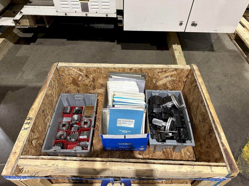 2002 OKUMA IMPACT LU-15 TWIN TURRET CNC LATHE USED