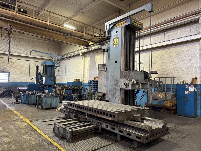 6&quot; GIDDINGS &amp; LEWIS 70-H6-T HORIZONTAL BORING MILL. STOCK # 0345625