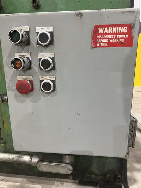 24&quot; BRATTAN MODEL #10H-250-24W-60D-13000 MOTORIZED COIL STRIP STRAIGHTENER: STOCK #20252