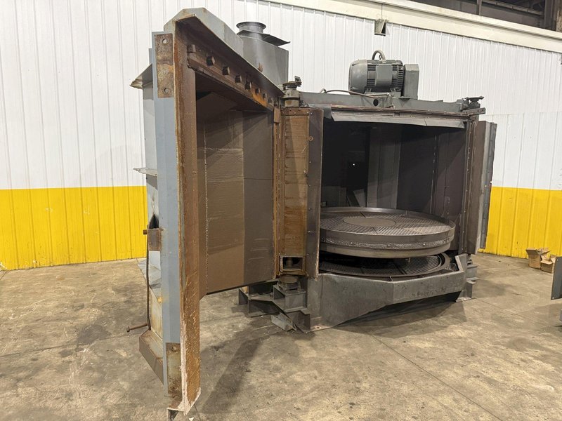 72" PANGBORN MODEL #6LK ROTOBLAST SWING OUT TABLE (2 TABLES)  SHOT BLAST MACHINE: STOCK #22783
