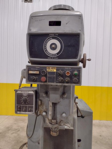 4 HP BRIDGEPORT SERIES II VERTICAL MILLING MACHINE: STOCK #20606