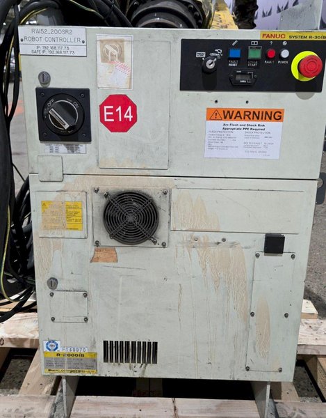 FANUC R-2000IB/210F + R30IB ROBOT ARM AND CONTROL CABINET USED