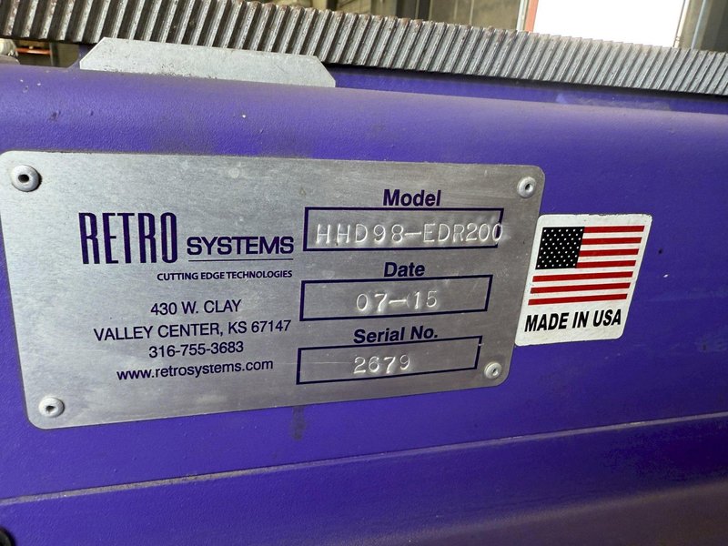 HORNET 10&#039; X 20&#039; PLASMA CUTTING MACHINE, HYPERTHERM HPR260, WATER TABLE, 2015