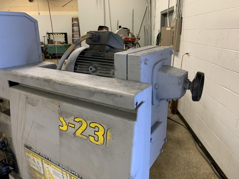 Hyd-Mech Model S-23A Fully Automatic Horizontal Cut-Off Saw, New 2001.