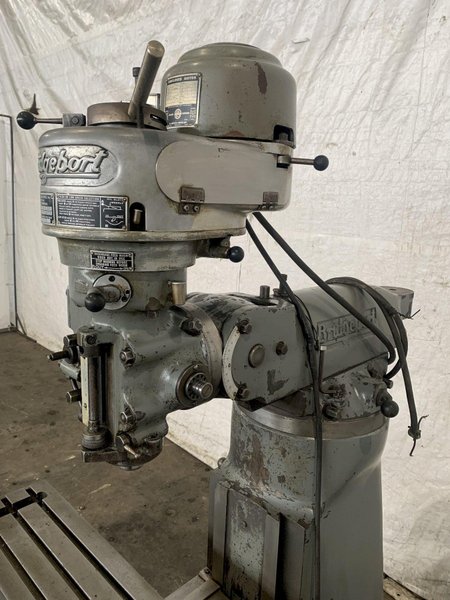 1-HP BRIDGEPORT SERIES 1 VERTICAL MILL. STOCK # 0253924