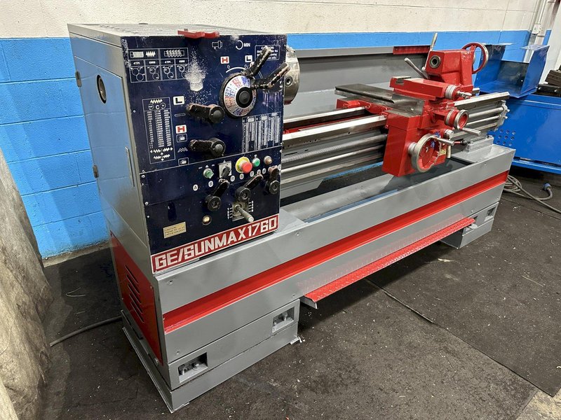 17&quot;X 60&quot; SUNNY MODEL GE1760 GAP BED ENGINE LATHE: STOCK #77717