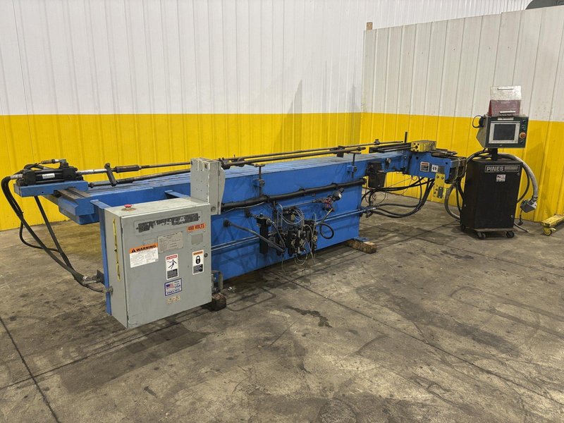 1&quot; PINES  MODEL #1 ROTARY HYDRAULIC BAR, TUBE &amp; PIPE BENDER, DIAL A BEND VI CNC CONTROL: STOCK #22684