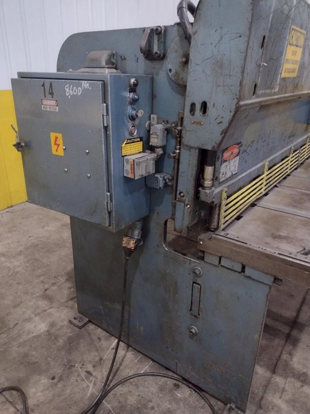 10' X 14 GAUGE PULLMAX URSVIKEN HYDRAULIC POWER SHEAR: YOBRO #25207