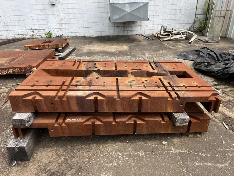 BOLSTER PLATE 84 X 48 X 8  T-SLOTTED