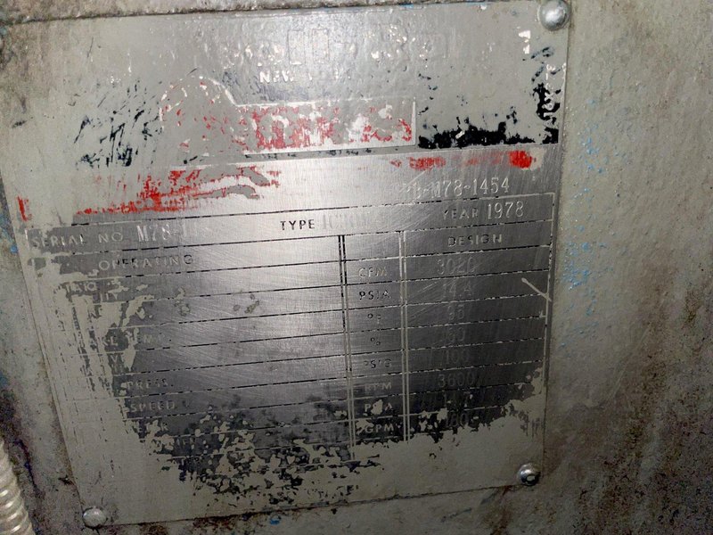 450 HP INGERSOLL RAND CENTAC CENTRIFUGAL AIR COMPRESSOR w/ BAY PROTECH MOTOR CONTROLS: STOCK #14818