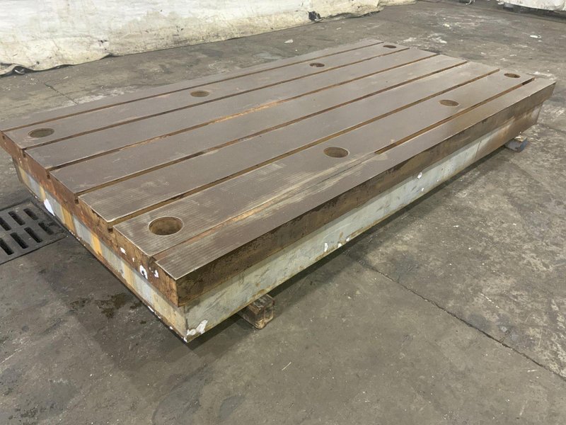 59" X 118" T-SLOTTED FLOOR PLATE: STOCK #80750