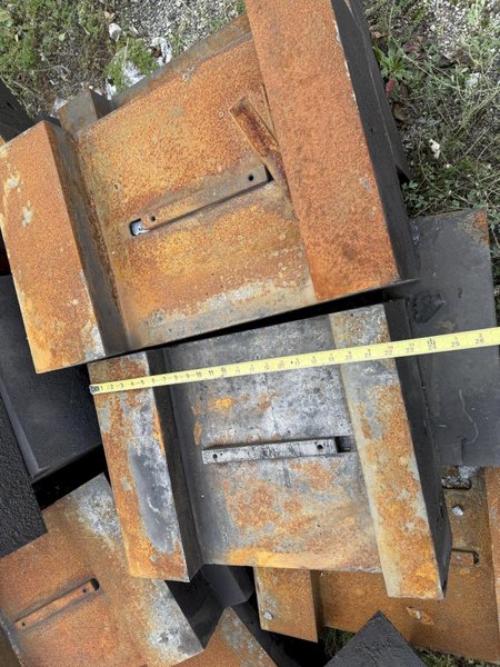 ANVIL DIE HOLDERS FOR FORGING PRESS OR HAMMER, OUT OF CHAMBERSBURG 23 &amp; 14 DIE FORGERS: STOCK #21025