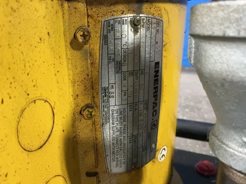 Enerpac  4.86 Gal  Hydraulic Pump  - Zw4210lj-h