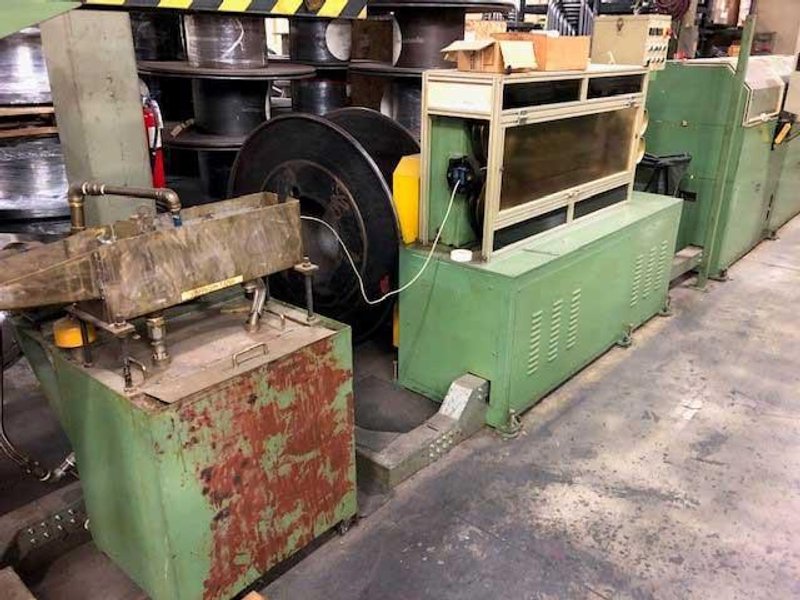 POLYESTER-GLASS YARN FLAT/ROUND WIRE WRAPPING MACHINE (13755)