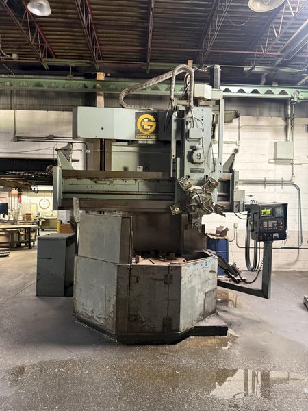 GIDDINGS &amp; LEWIS VERTICAL TURRET LATHE. STOCK # 0546626