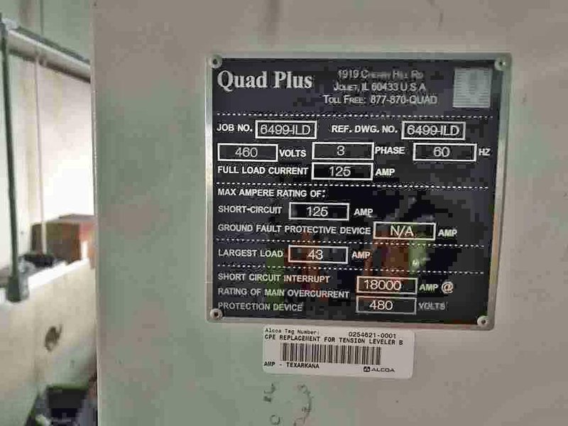 64.75" x 50,000# Pro Eco Tension Level / Slitting Line