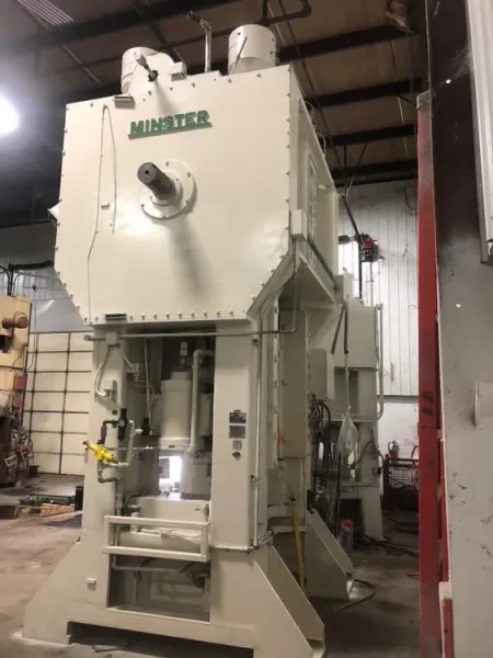 MINSTER 600 TON SSDC PRESS, S/N E2-600-14892, STOCK# 13788J