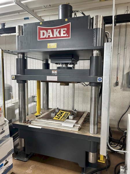 150 TON DAKE MODEL #PSQ 150A HYDRAULIC 4-POST PRESS, 2018: STOCK #21942