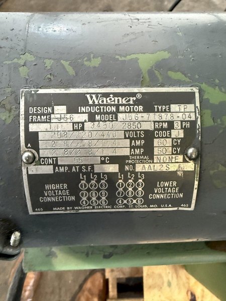 6" X 12" NORTON SURFACE GRINDER. STOCK # 0340125