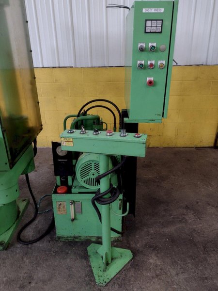 300 TON KOHSHIN MODEL #300TF HYDRAULIC 4-POST PRESS 6.5" STROKE: STOCK #16214