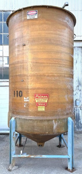2000 Gallon Palmer Fiberglass Tank