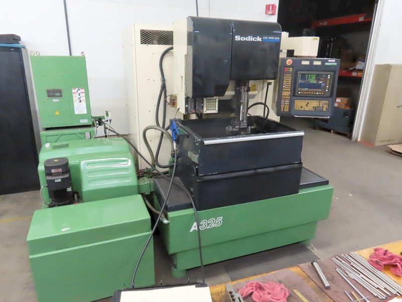 Sodick A325 CNC Wire EDM with Mark 25 CNC Control, Auto Wire Threading, Submersible, Dielectric Filtration System and MORE- Auction Item