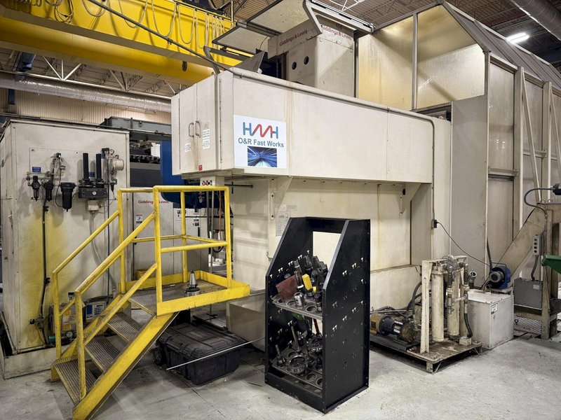 Used, 6&quot; Giddings &amp; Lewis CNC Table Type Horizontal Boring Mill