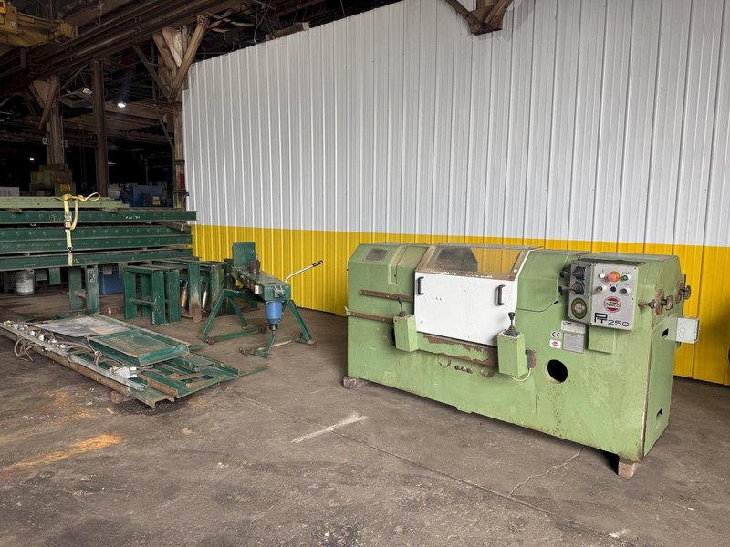 2001 BERCO PT250 TRACK PRESS WITH WTC TRACKMASTER IMPACT WRENCH &amp; CONVEYOR: YOBRO #24374