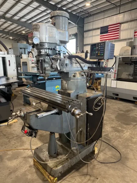Bridgeport Series 1 Vertical Milling Machine 1981’ DRO USA #7657