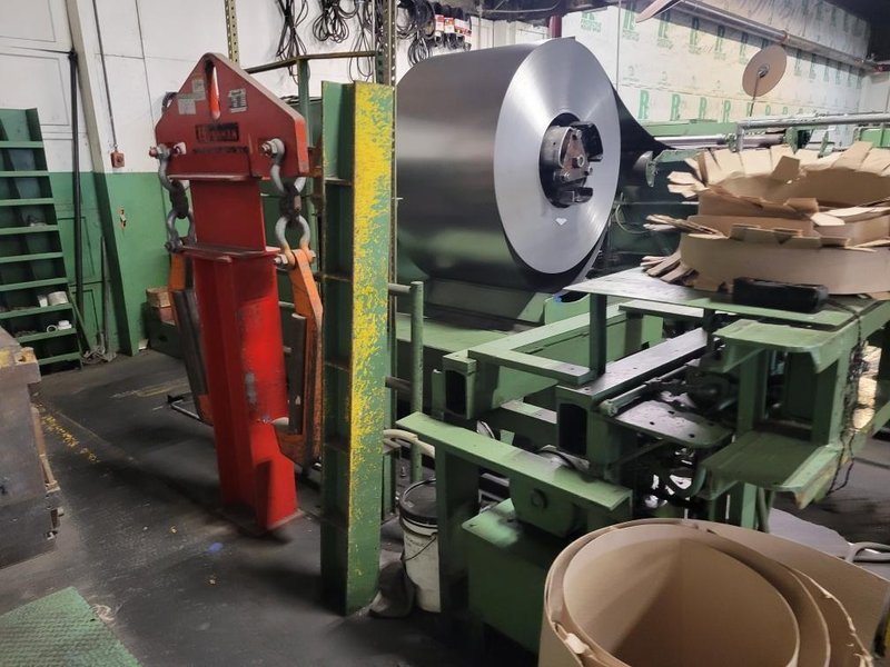 48" X 20,000 LBS RBI AUTOMATIC FEED DAHLSTROM CTL CUT TO LENGTH LINE ENTRY: STOCK #19768
