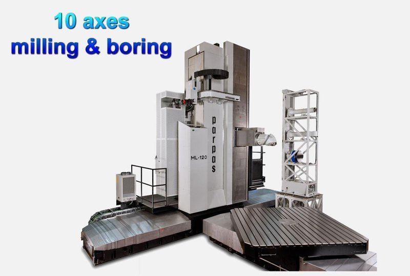 Parpas ML120-1 -8 axes X: 12 000- Y: 3500- Z: 1250 mm CNC