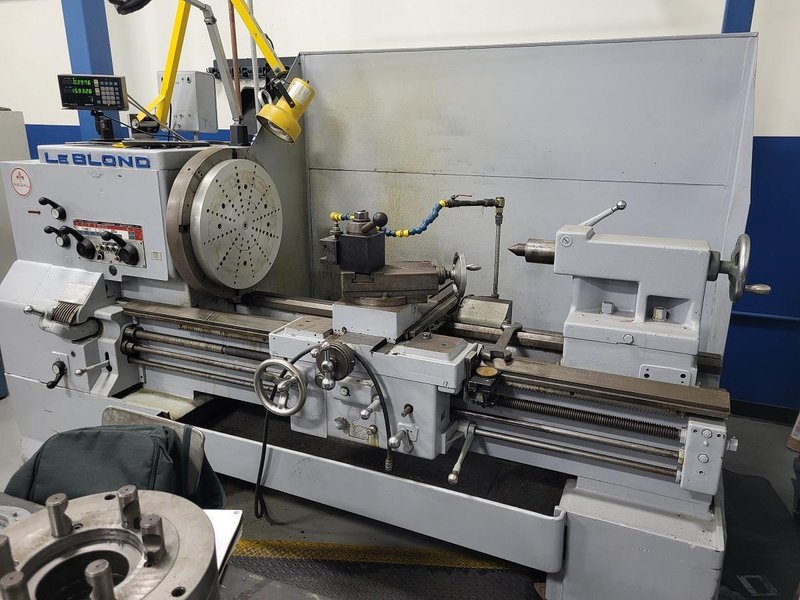 28" X 48" LEBLOND MODEL 3H ENGINE LATHE, 2-1/2" SPINDLE HOLE: YOBRO #24837