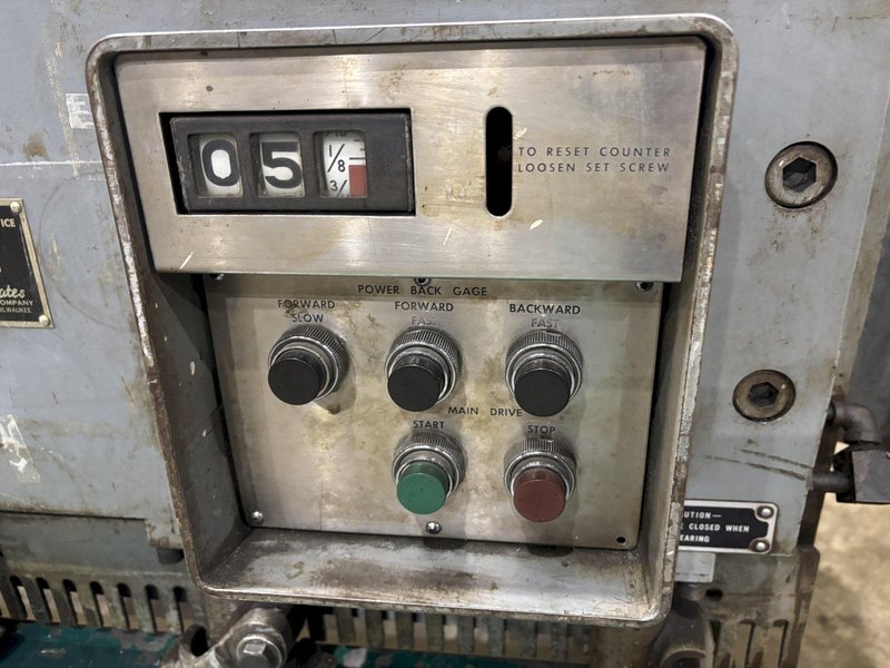 8' x 3/16" CINCINNATI MODEL #1408 MECHANICAL POWER SQUARING SHEAR: STOCK #22769