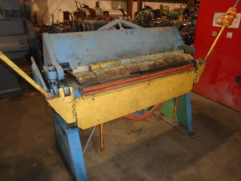 14 Ga x 4 ft., Used Chicago Box &amp; Pan Brake Model BPO 414-6