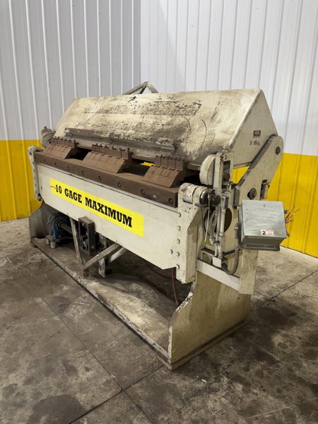 8' X 10 GAUGE CHICAGO DREIS &amp; KRUMP MODEL #8135-6 POWERED BOX &amp; PAN FINGER BRAKE: STOCK #23777