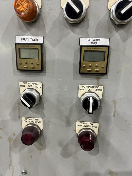 24&quot; X 25&quot; LEWIS MODEL #WR-2524 ULTRASONIC WASH &amp; RINSE WASHER STATION: STOCK #20844