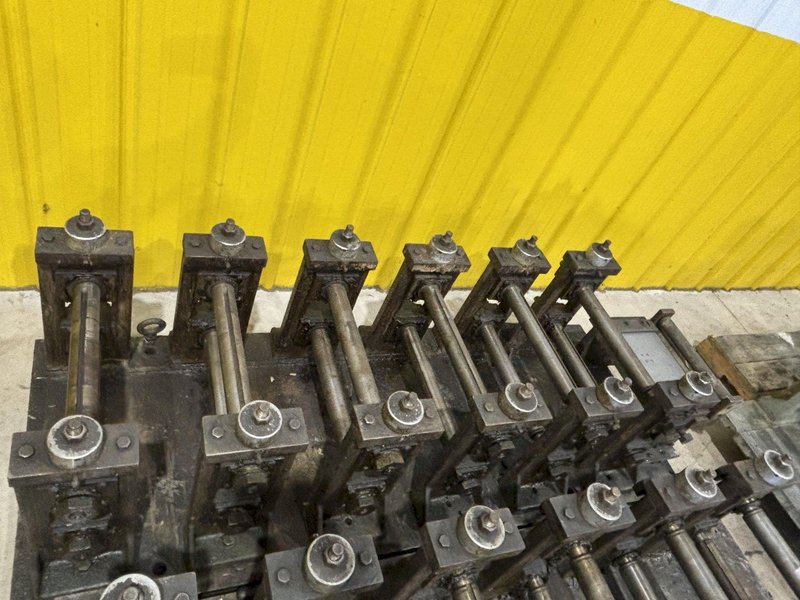 6 STAND X 2&quot; YODER MODEL Q-150 U JOINT DRIVE RAFTED ROLLFORMER, W/ 7 RAFTS &amp; 42  STANDS: STOCK #22634