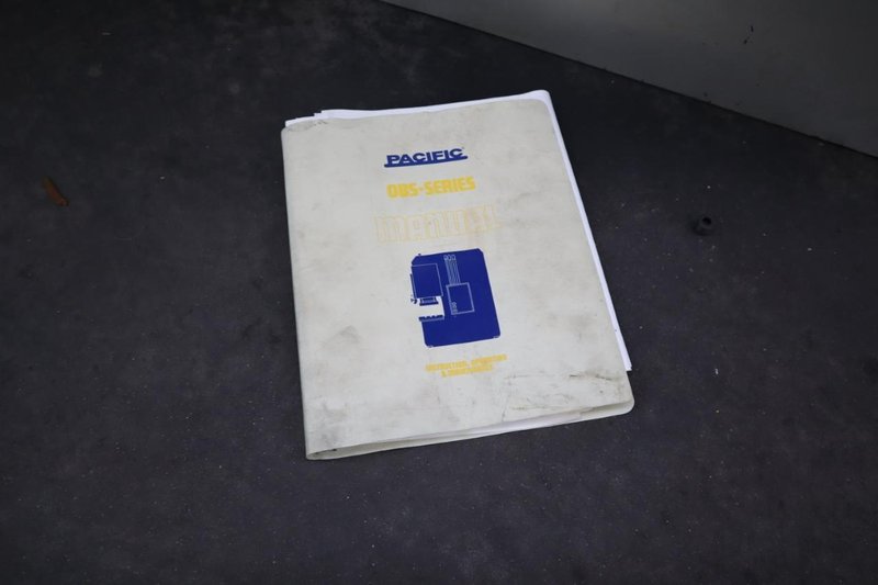 Pacific 110 PF-OBS Hydraulic Press, 110 Ton, 8.25&quot;Stroke, Dual Palm Buttons- Auction Item