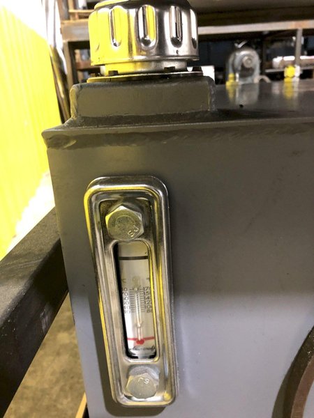 HYDRAULIC OIL RESERVOIR &amp; WORK TABLE: STOCK #16578