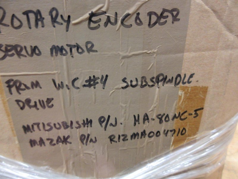 Mitsubishi AC Servo Motor Mfg Part #HA80 NC-5- Auction Item