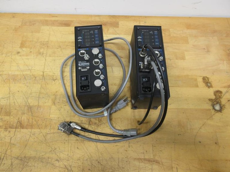 Nakanishi E3000 Series NE212 Selector (2) Units, High Speed Spindle Controllers, with 1 Power Cord and Air Tubing- Auction Item