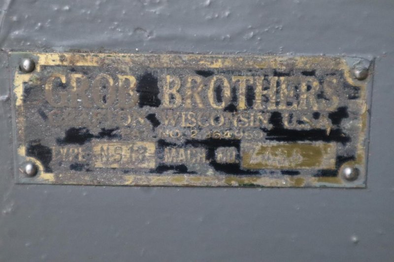 Grob NS18 Vertical Band Saw with Blade Welder and Grinder- Auction Item