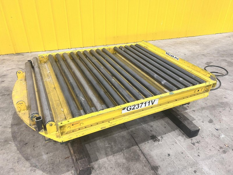 60" X 48" 4000 LB ECONO LIFT HYDRAULIC LIFT TABLE WITH ROTARY TOP: STOCK #20957