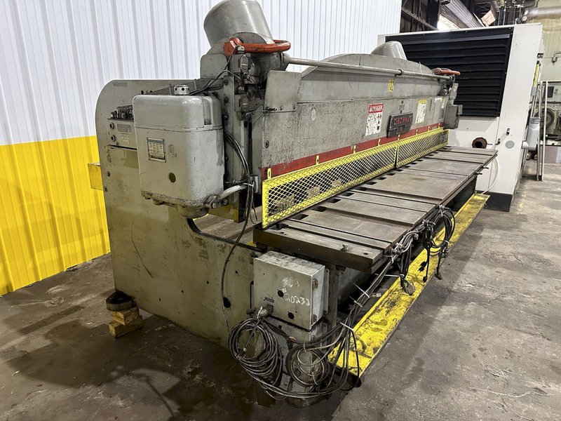 12&#039; x 1/4&quot; CINCINNATI MODEL #1812 MECHANICAL POWER SHEAR: STOCK 20232