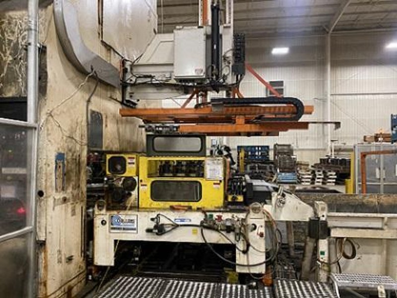 1250 TON RAVNE 2DE-1250-240-96 SSDC STAMPING PRESS LINE W/ WAYNE TRAIL TRANSFER