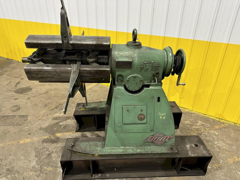 6000 LBS X 24&quot; WIDE LITTELL PULL OFF COIL REEL MODEL #60-24: STOCK #19803