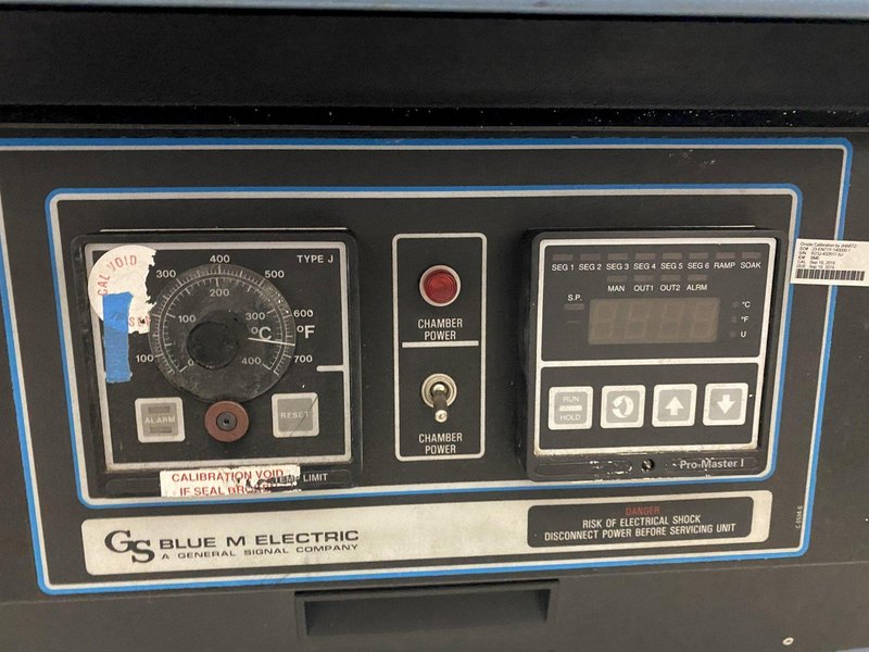 650 DEGREE 16" X 16"X 16" BLUE M MODEL CC-02W-P-B-HP MECHANICAL CONVECTION OVEN: STOCK 14508