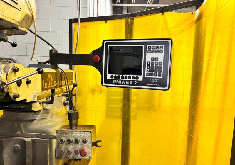 WILLIS\ MODEL #MICRO CUT 1050 CNC TRAK AGE2 CONTROL RAM TYPE MILL: YOBRO #24806