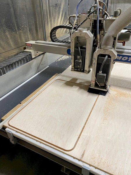 60&quot; x 120&quot; PRECISION AUTOMATION  PA 1000 CNC ROUTER: STOCK #14758
